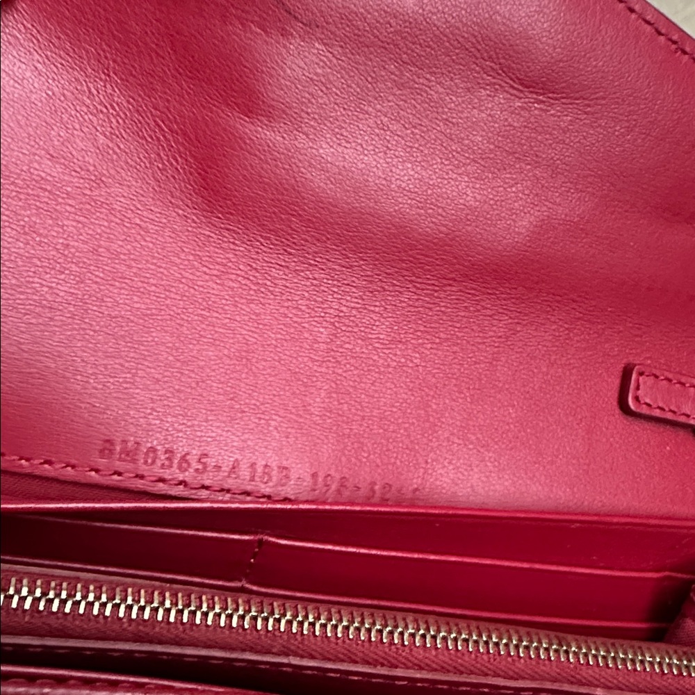 fendi f is fendi continental wallet Elegant Red Leather Wallet - Picture 8 of 14